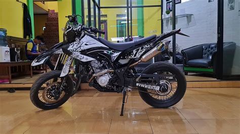 Modifikasi Tipis Tipis Yamaha Wr 155 Supermoto Youtube