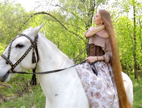 Video Lady Godiva In Real Life In 2020 Real Life Rapunzel Lady