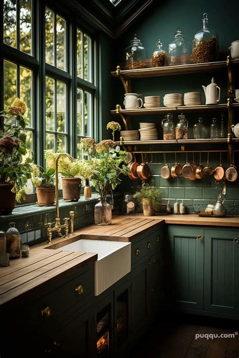 Green Kitchen Paint Ideas - Puqqu