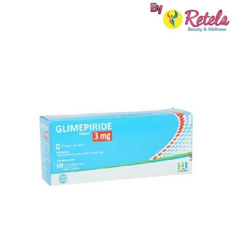 Jual GLIMEPIRIDE 3MG 1 STRIP 10 TABLET GEN DEXA Shopee Indonesia