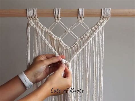 Diy Easy Beginner Macrame Wall Hanging Less Than Minutes To Make