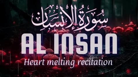 Surah Al Insan By Omar Hisham Al Arabi Quran Youtube