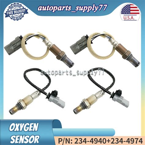 New4x Upstreamanddown Oxygen Sensor O2 For Cadillac Chevrolet Gmc 43l 53l 62l 665808754250 Ebay