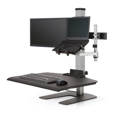 Innovative Winston Quad Monitor Sit Stand Workstation