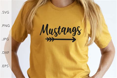 Mustangs Arrow Graphic By Studio Creative Fabrica