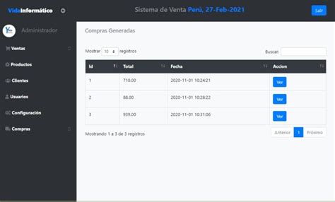 Sistema de venta Php y Mysql MVC Informática y programación