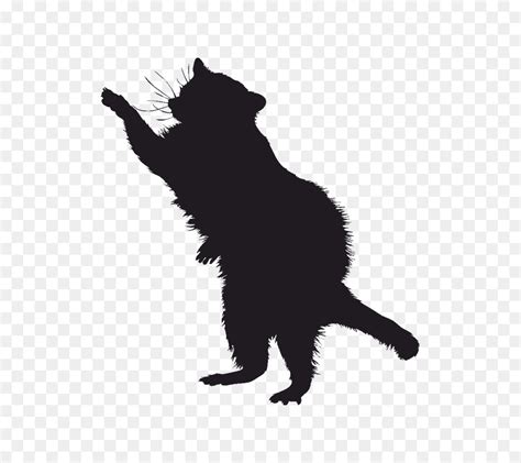 Raccoon Silhouette Vector at Vectorified.com | Collection of Raccoon ...