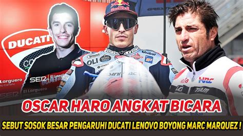 TERBONGKAROSCAR HARO UNGKAP SOSOK BESAR YANG PENGARUHI DUCATI BOYONG