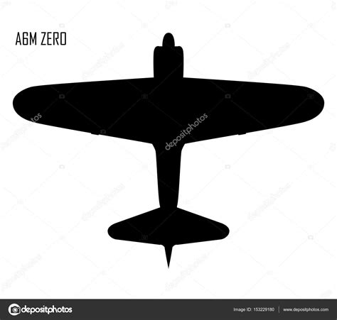 World War Ii Mitsubishi A6m Zero Stock Vector Image By ©jiripodpinka