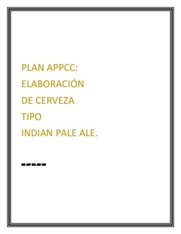 Plan APPCC Corregido Pdf