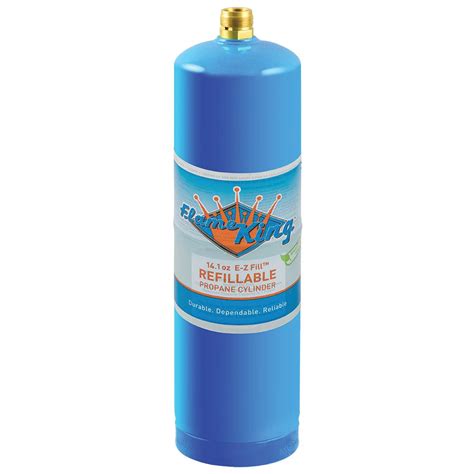 Flame King 1 Lb Refillable Propane Cylinder 14 1 Oz YSN141CYL The