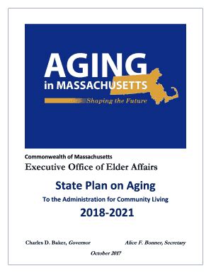 Fillable Online Ma State Plan On Aging Fax Email Print