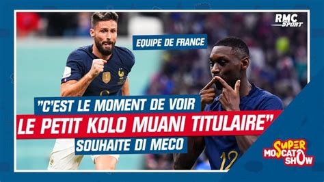 Equipe De France Di Meco Souhaite Kolo Muani Titulaire Mais N Est