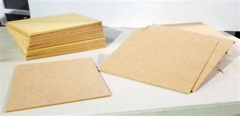 40 Sheets Chip Board 8×10, Fiberboard, 1/8" (3mm)Thick Hardboard – High ...