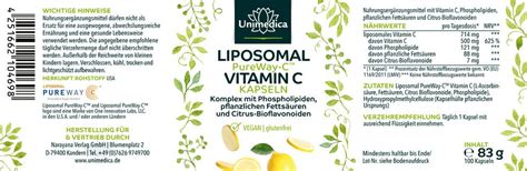 Liposomales Vitamin C Pureway C Mg Vitamin C Pro Tagesdosis