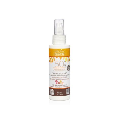 Crema Fluida Solare SPF 50 In Flacone Bioplastica 100ml LUNA BIO