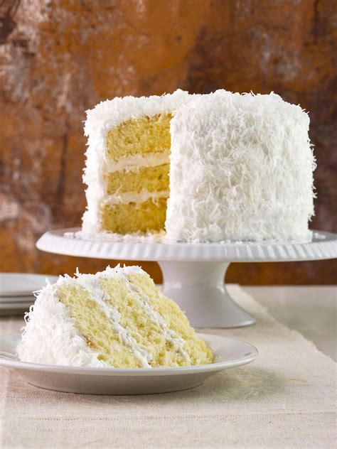 Classic Coconut Cake With Frosting