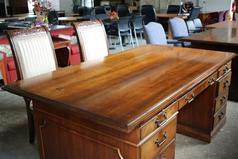 Kimball Presidential Desk Brown Office Solutions