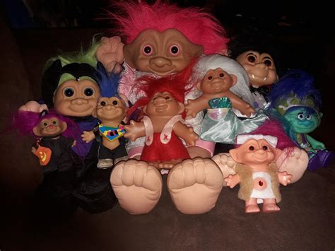 My Collection Of Trolls Dolls From Mostly The 90s Rnostalgia