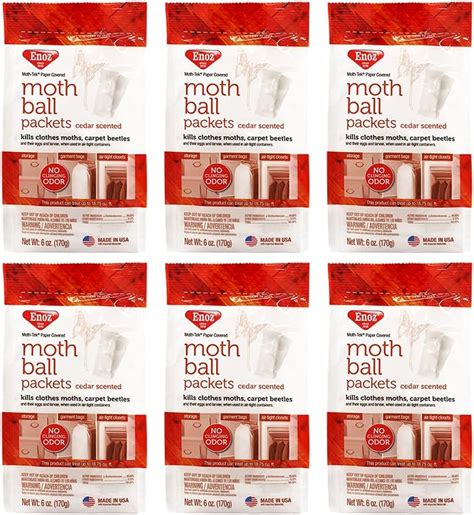 Enoz Moth Ball Packets Kills Clothes Moths And Carpet