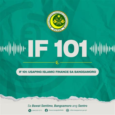 IF 101 Usaping Islamic Finance Sa Bangsamoro Podcast On Spotify