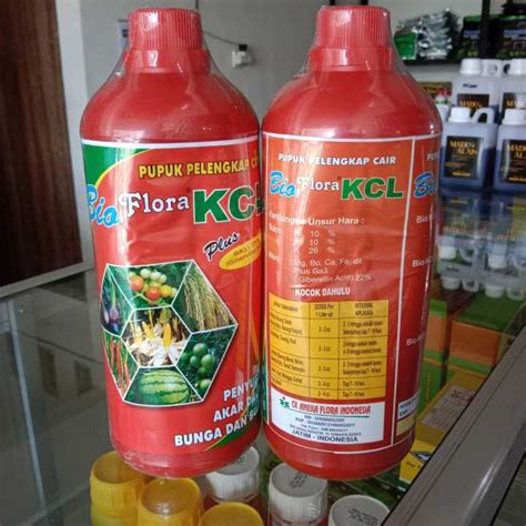 Pupuk Pelengkap Cair BIO FLORA KCL Isi 1000 Ml Lazada Indonesia