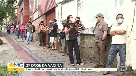 Idosos De Anos Ser O Vacinados A Segunda Dose Hoje Em Belo