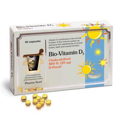 Bio Vitamin D3 800 IU Capsules X 80 Pack Of 1