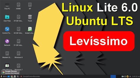 Lançamento Da Versão Lts Linux Lite 60 Base Ubuntu 2204 Leve Rápido E