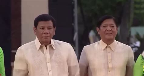 President Bongbong Marcos Greets Former President Duterte