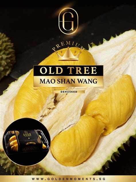 Best Of The Best G Old Tree Black Gold Mao Shan Wang Fresh Durian