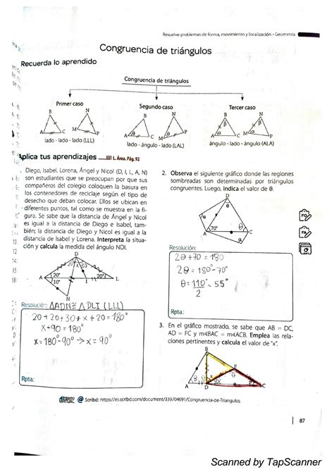 SOLUTION Congruencia De Tri Ngulos Corefo Studypool