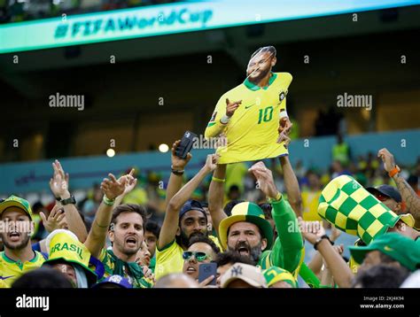 Torcida Durante Partida Entre Brasil X Sérvia Válida Pela Fase De Grupos Da Copa Do Mundo