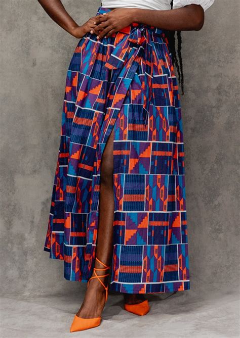 African print maxi skirts – D'IYANU