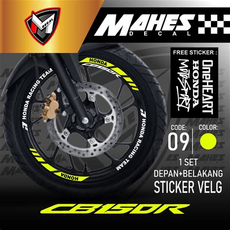 Jual Mahes Decal Aksesoris Stiker Cutting Sticker List Velg Motor