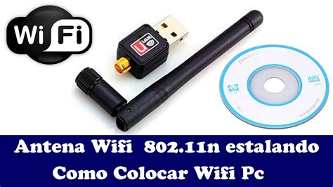 Como Colocar Wifi No Computador Ou Notebook Antena Wifi Wireless