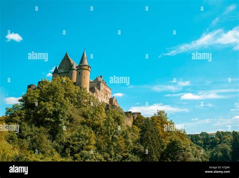 Vianden Castle from Luxembourg Stock Photo - Alamy