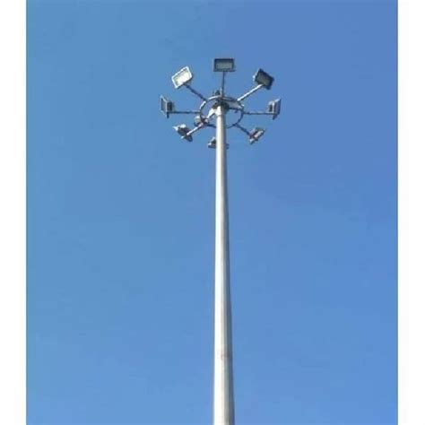 Mild Steel Led High Mast Lighting Pole For Street At Rs