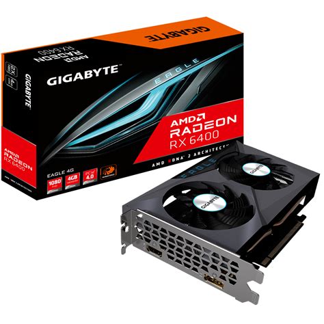 Gigabyte 技嘉 Rx 6400 Eagle 4g Amd4gbgddr6雙風扇顯示卡 蝦皮購物