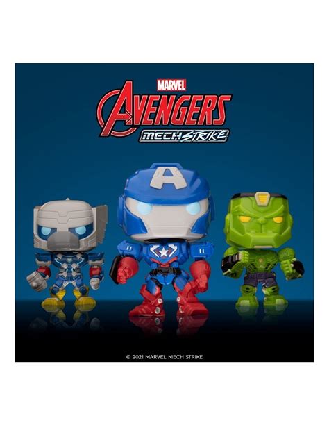 Figura Funko Pop Marvel Avengers Mech Strike Hulk Modelo 833 55237