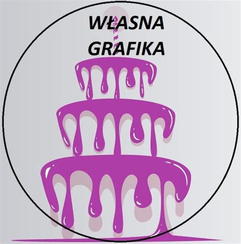 wydruk cukrowy NA TORT WŁASNA GRAFIKA 12337982517 Allegro pl