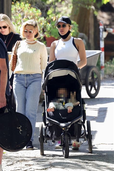 scarlett johansson takes her baby boy cosmo for a hike with friends to ...