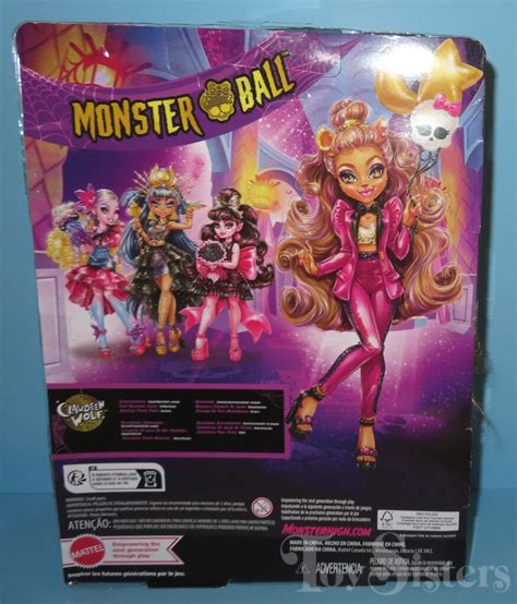 Monster High Monster Ball Clawdeen Wolf 2023 Toy Sisters