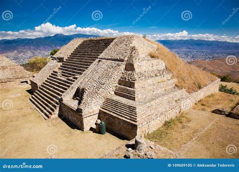 Monte Alban Ruins of the Zapotec Civilization in Oaxaca, Mexico Stock ...