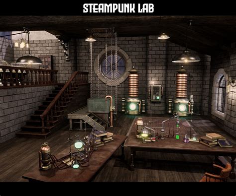 ArtStation - Steam Punk Lab | Game Assets