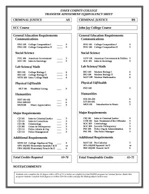 Fillable Online Essex ECC Course Fax Email Print PdfFiller