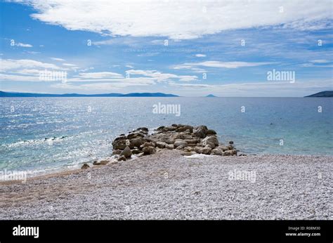 picture of beach on bright sunny day Stock Photo - Alamy