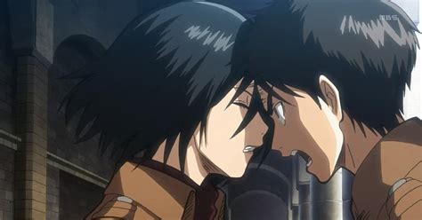 Eren And Mikasa Kiss Why Eremika Will Never Happen On Attack On Titan