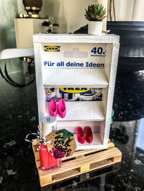 IKEA Gutschein für Mädels Gutschein geschenke Gutschein verpacken