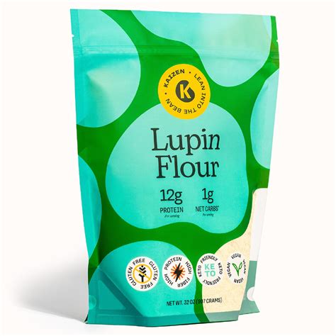 Buy Kaizen Lupin Flour 2lbs High Protein Low Carb Keto Friendly